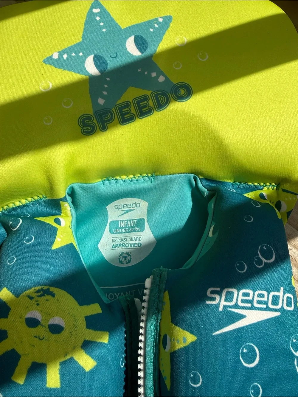 Speedo Kids' Lime & Teal Sea Creature Swim Vest